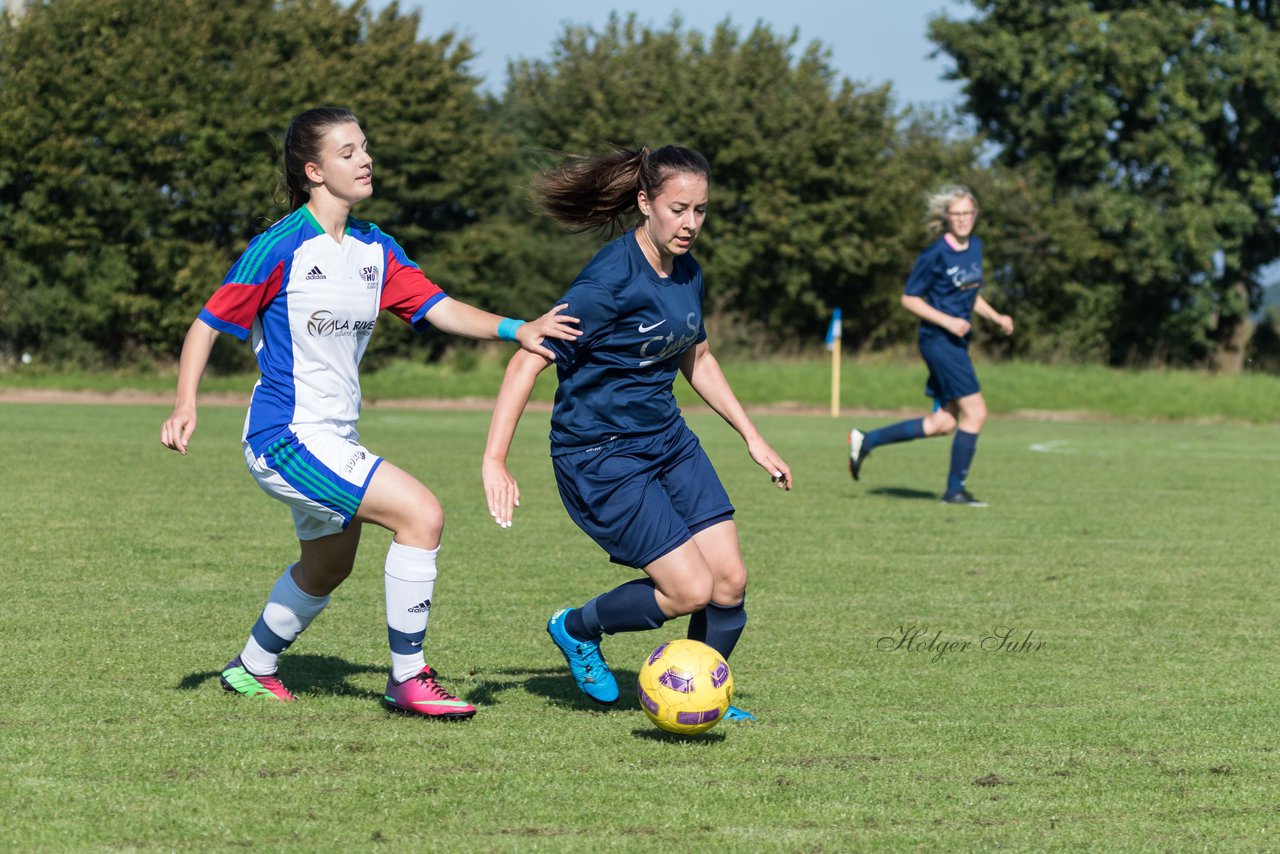 Bild 195 - B-Juniorinnen Krummesser SV - SV Henstedt Ulzburg : Ergebnis: 0:3